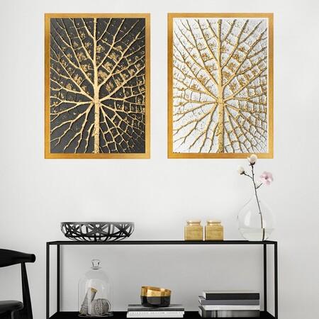 Wallity Decorative Framed Painting (2 Pieces) SET_129 Multicolor