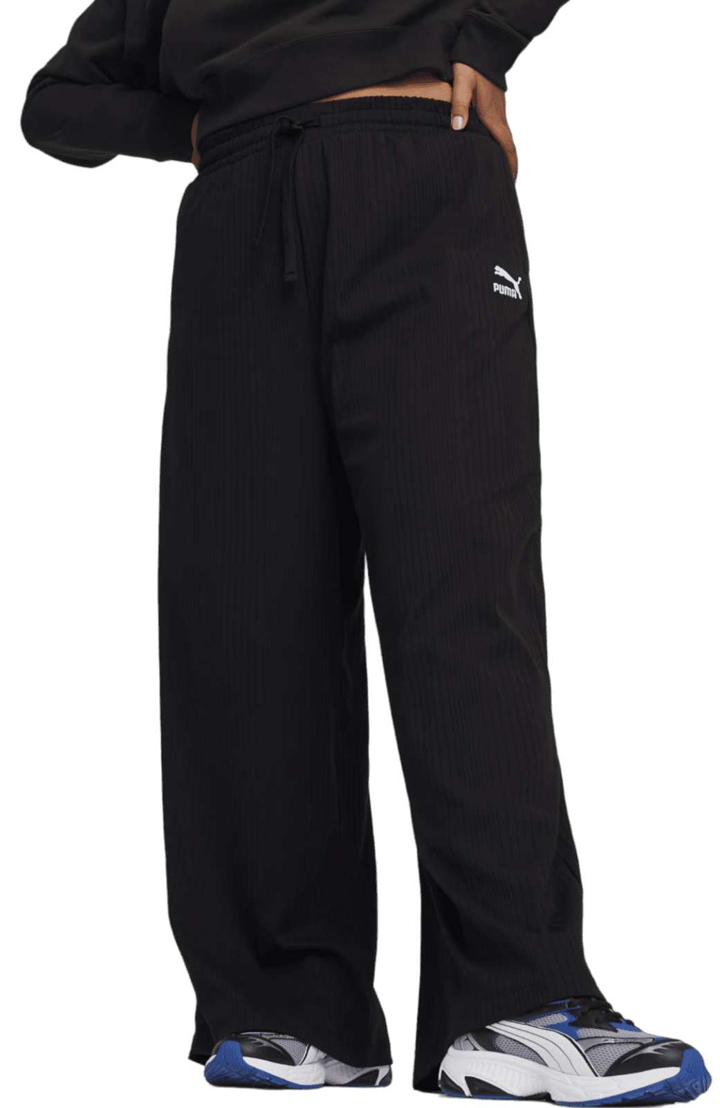 Kalhoty Puma Classics Ribbed Relaxed Sweatpants