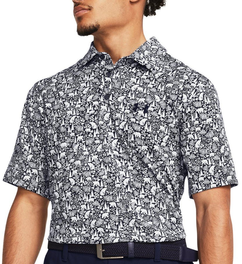 Polokošile Under Armour UA Playoff 3.0 Printed Polo-BLU