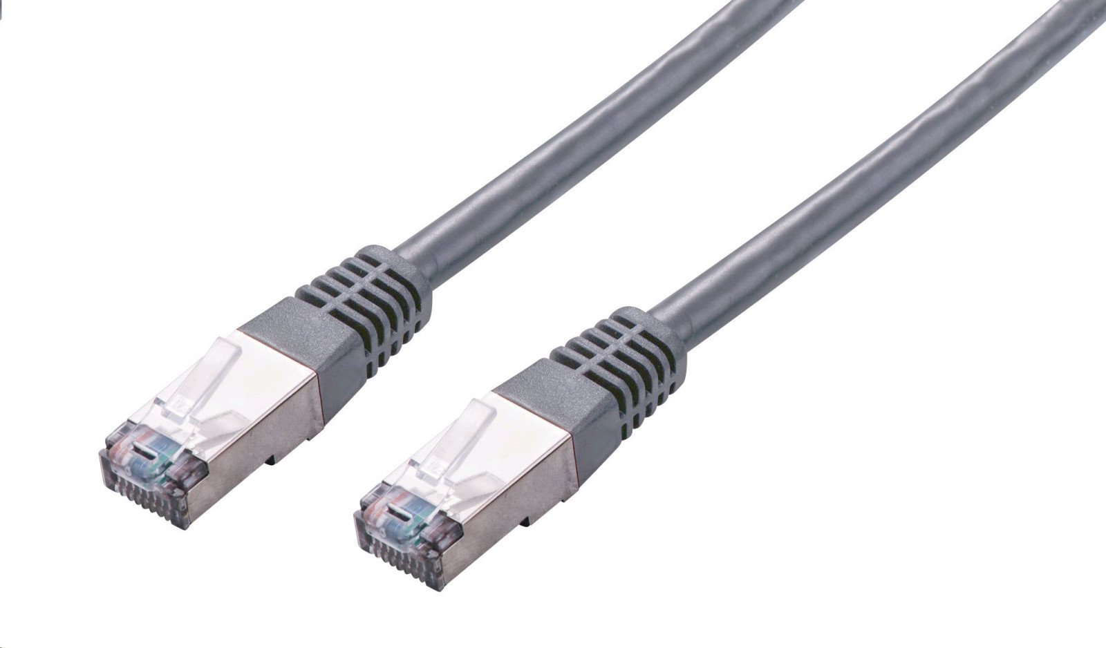 C-TECH Kabel patchcord Cat5e, FTP, šedý, 2m