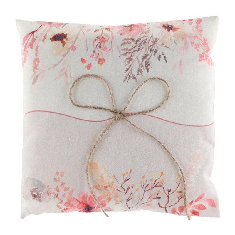 Polštářek na prstýnky Floral Love 18 x 18 cm