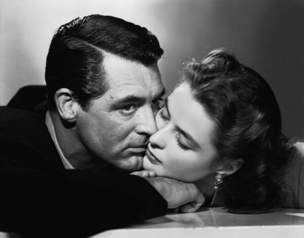 BRIDGEMAN IMAGES Umělecká fotografie Cary Grant And Ingrid Bergman, (40 x 30 cm)