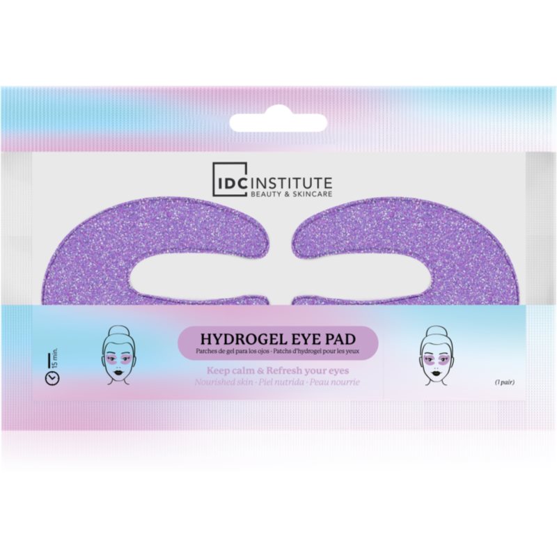IDC Institute C Shaped Glitter Eye Purple maska na oční okolí 1 ks