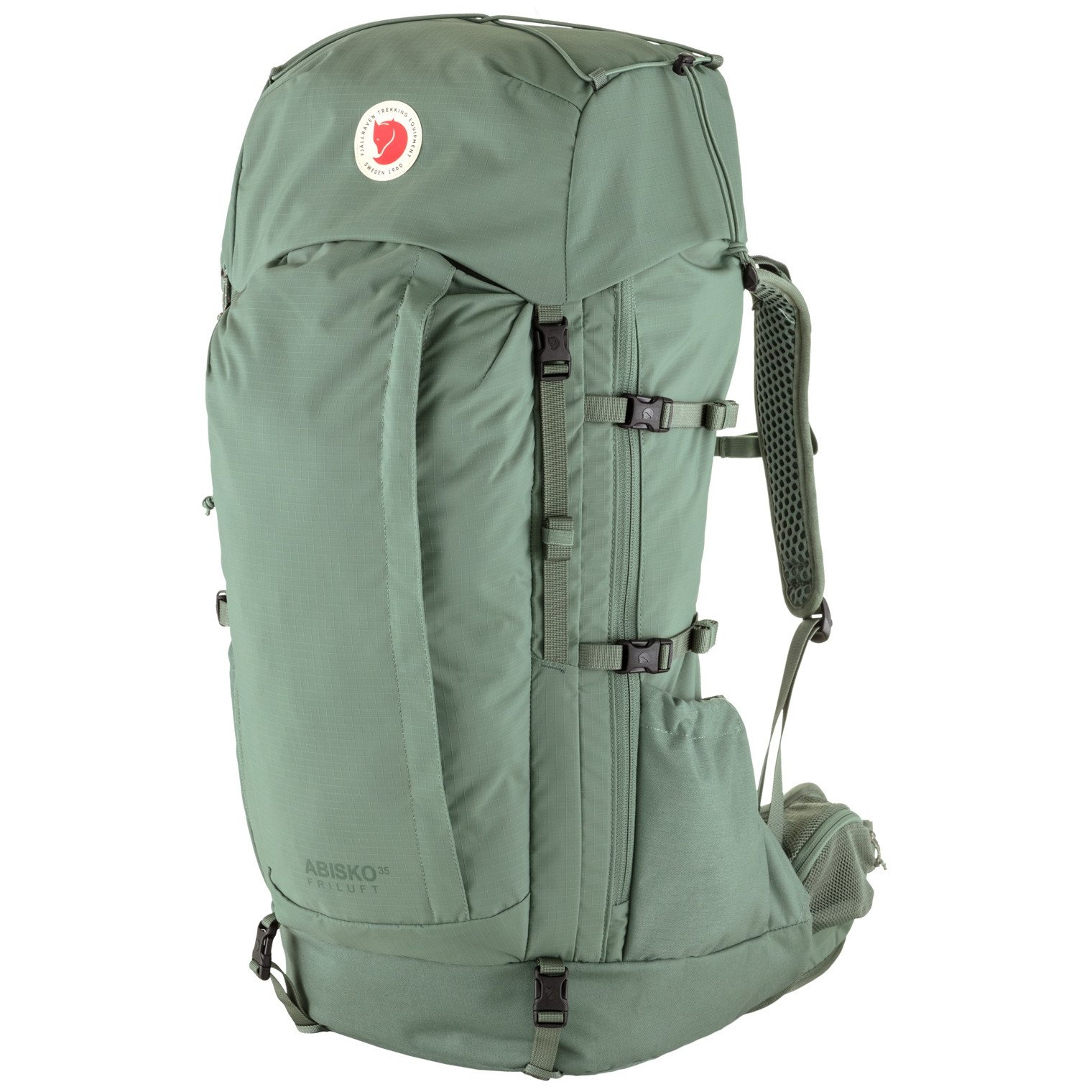 Turistický batoh Fjällräven Abisko Friluft 45 Velikost zad batohu: M/L / Barva: světle zelená