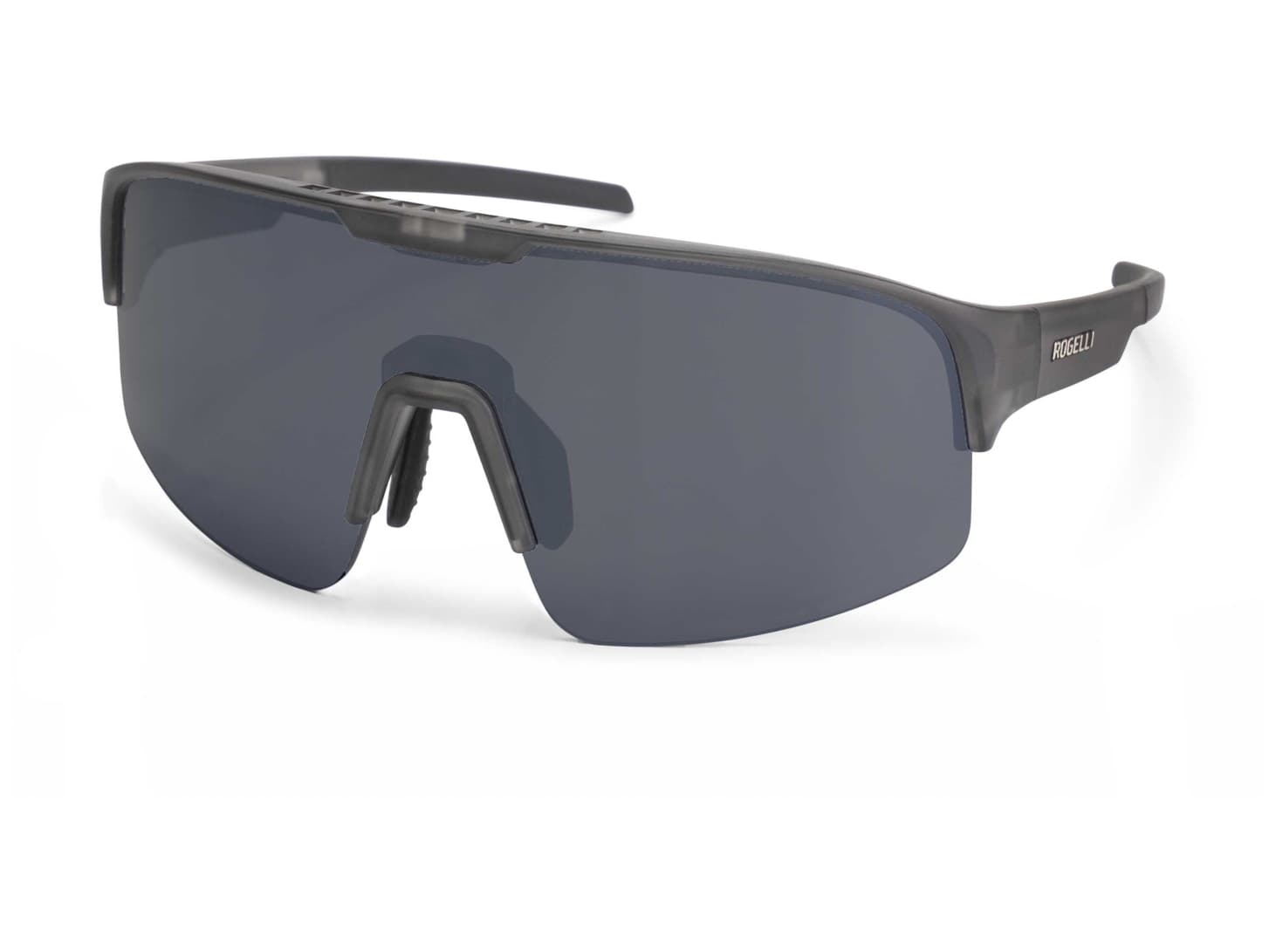 Středně tmavé sluneční sportovní brýle Rogelli MIRAGE + neoprénové pouzdro, černé
