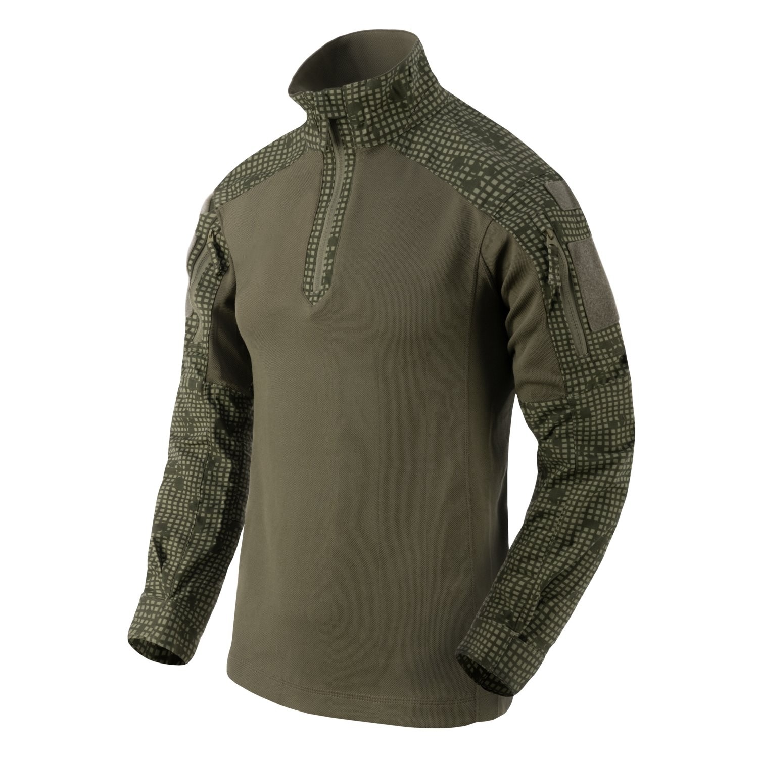 Taktická košile bojové triko MCDU Combat Shirt® Desert Night Camo Helikon-Tex® BL-MCD-SP-0L02A Velikost: XS