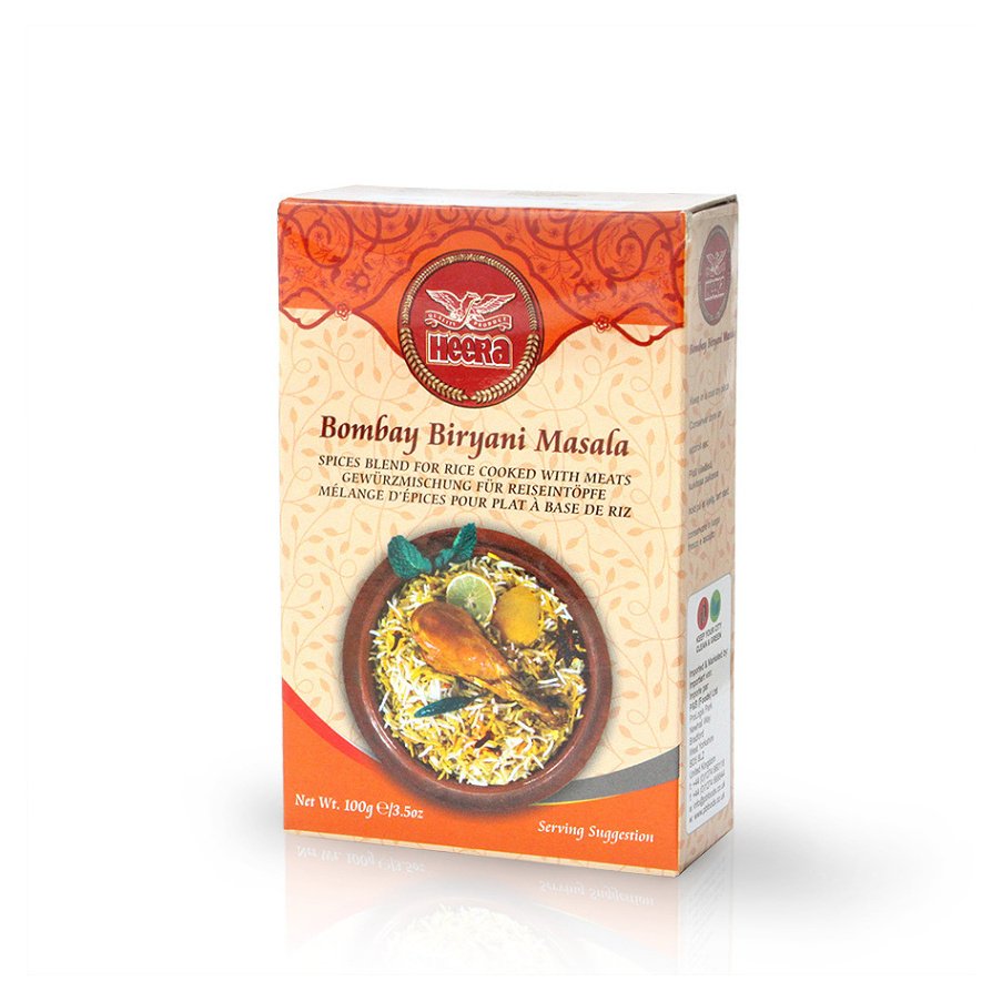 HEERA Bombay Biryani Masala 100 g, poškozený obal