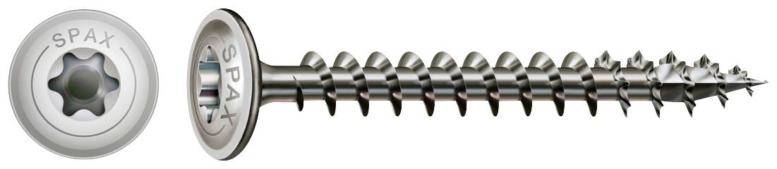 SPAX 0257000600605 šroub do dřeva 6 mm 60 mm T-STAR plus nerezová ocel A2 100 ks