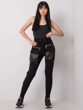 Fashionhunters Rachel Black Tepláky Velikost: S