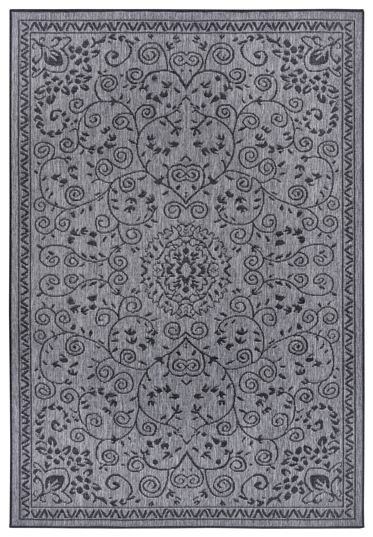 Kusový koberec Twin Supreme 105452 Leyte Night Silver – na ven i na doma - 160x230 cm NORTHRUGS - Hanse Home koberce