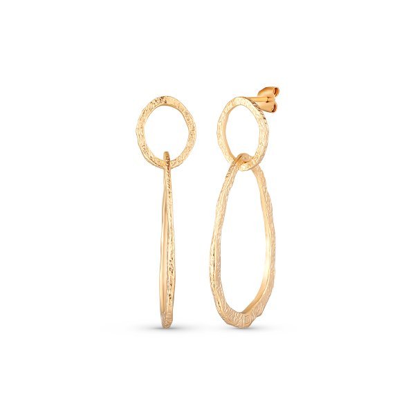 Náušnice z obecného kovu bez kamene M31-483-257700-0000