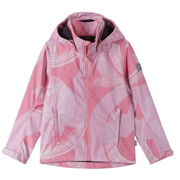 REIMA KUOPIO Dětská softshellová bunda, růžová, velikost