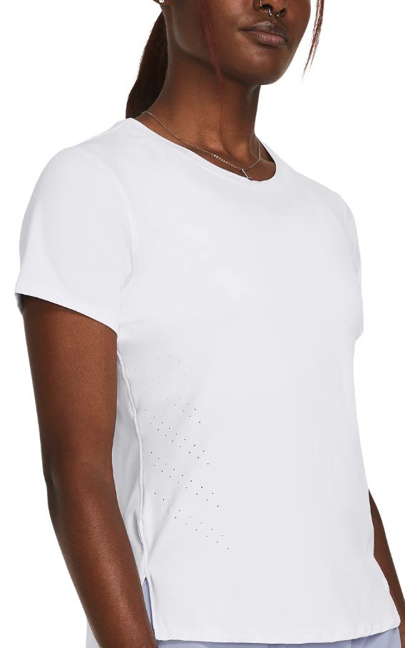 Triko Under Armour UA Launch Elite Shortsleeve-WHT