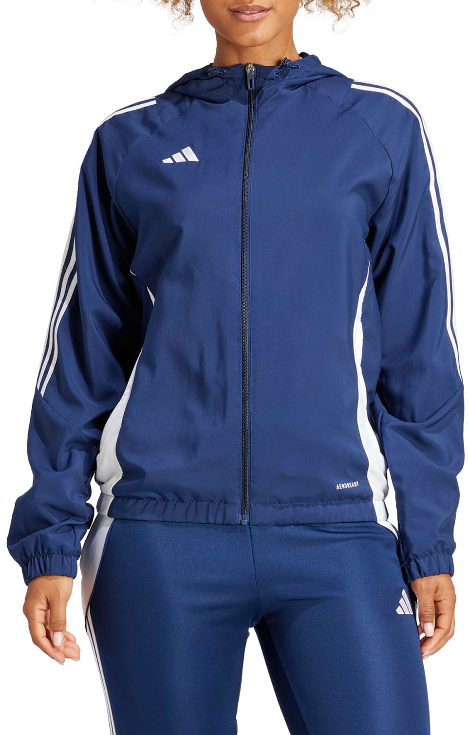 Bunda s kapucí adidas TIRO24 WB W