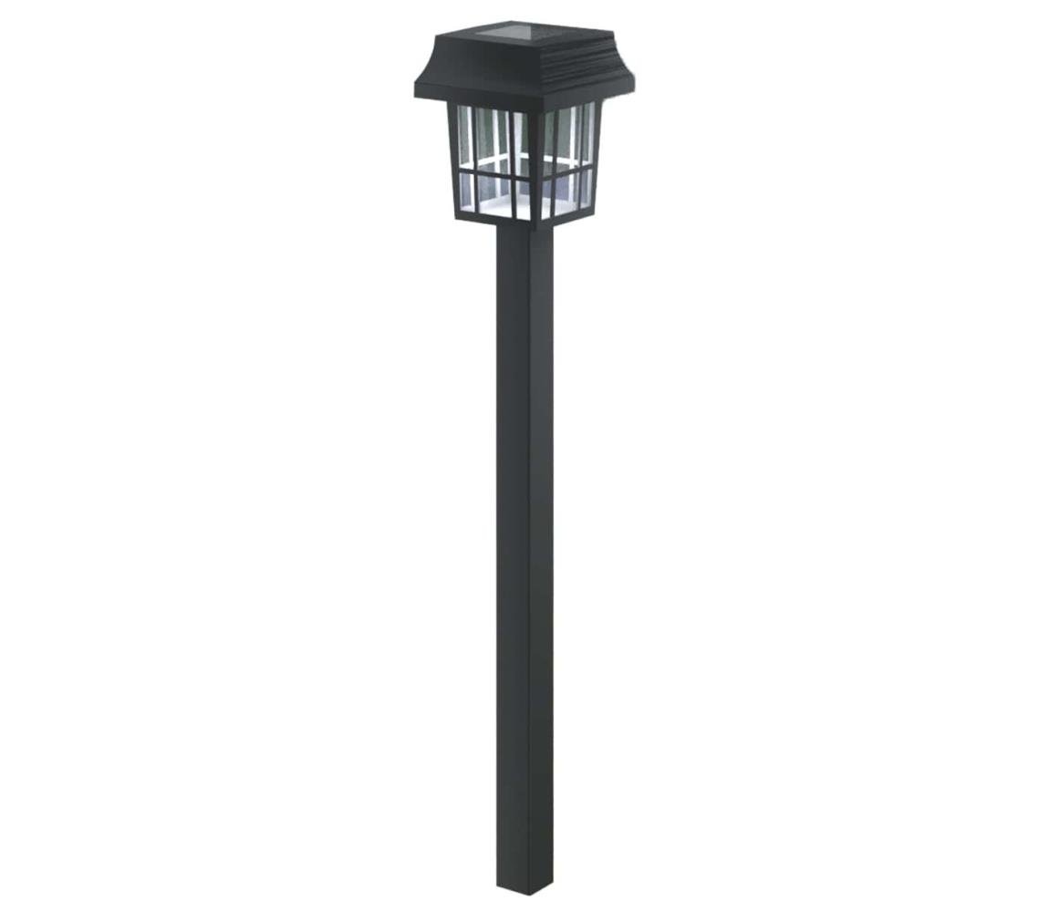 B.V.  - LED Solární lampa LED/0,006W/1,2V 32 cm černá 6500K IP44