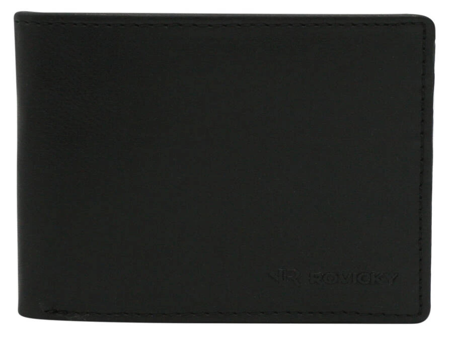Rovicky Pánská kožená peněženka Bomatsu černá One size