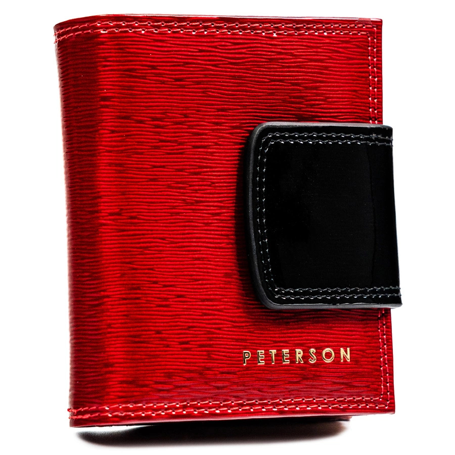 Peterson Dámská kožená peněženka Qrulkec červená One size