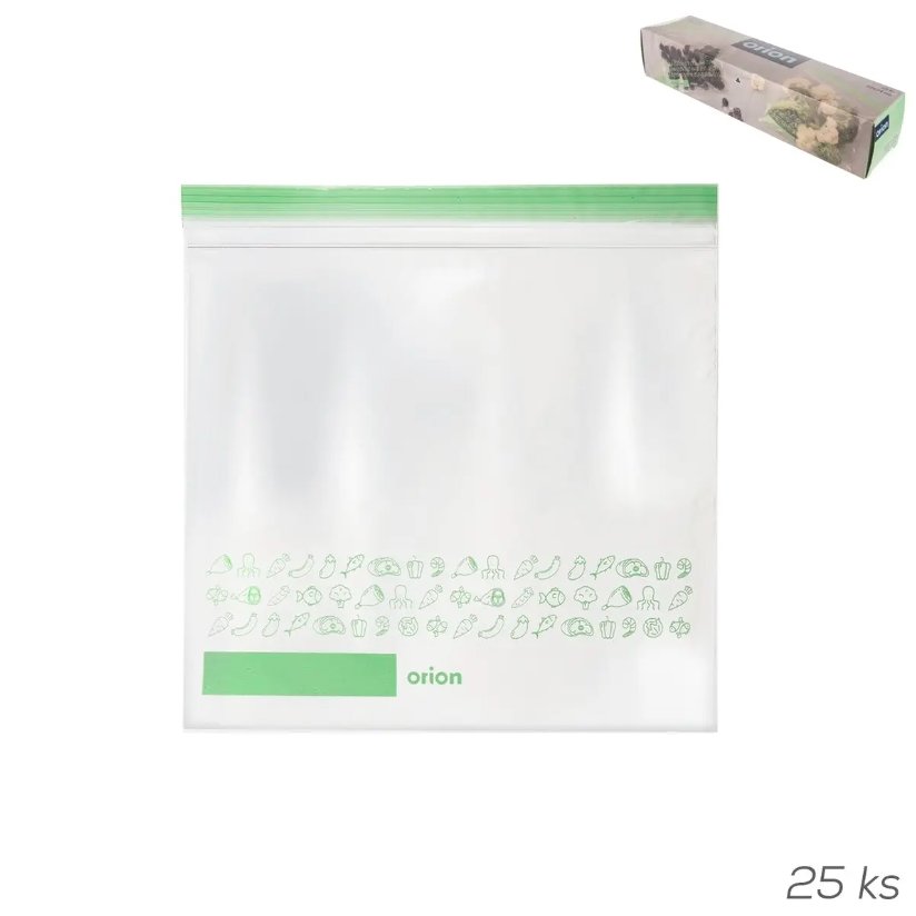 ORION Sáček ZIP 25ks 25x24cm