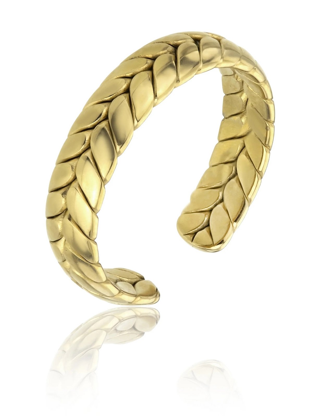 Marc Malone Otevřený pozlacený prsten Oaklynn Gold Ring MCJ.R1024