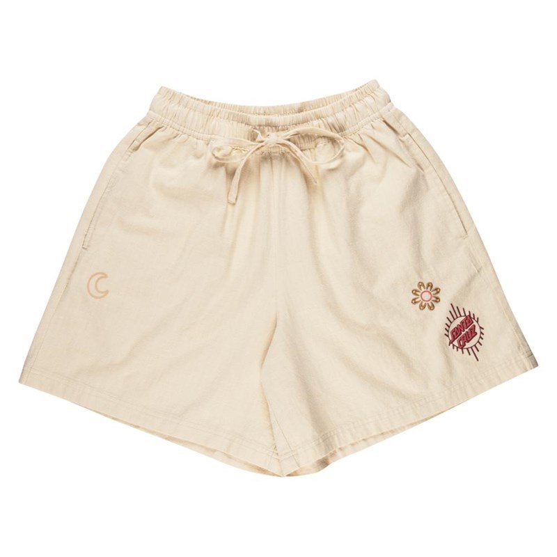 kraťasy SANTA CRUZ - Scatter Shorts Off White (OFF WHITE)