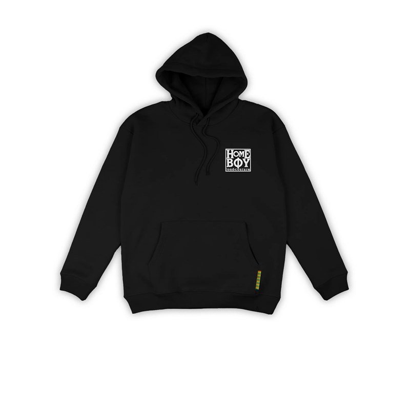 mikina HOMEBOY - Old School Hood Black (BLACK-10) velikost: XS