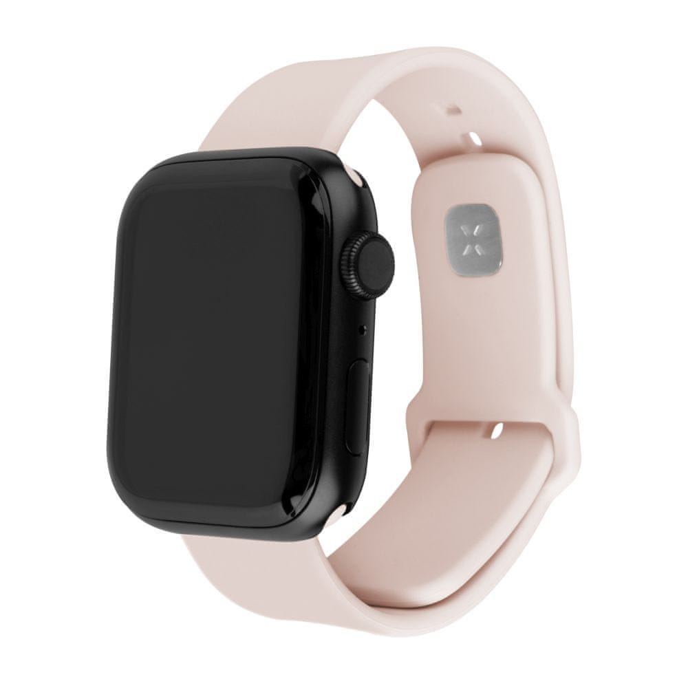 FIXED Set silikonových řemínků Silicone Sporty Strap pro Apple Watch 38/40/41mm FIXSST2-436-PI, růžový