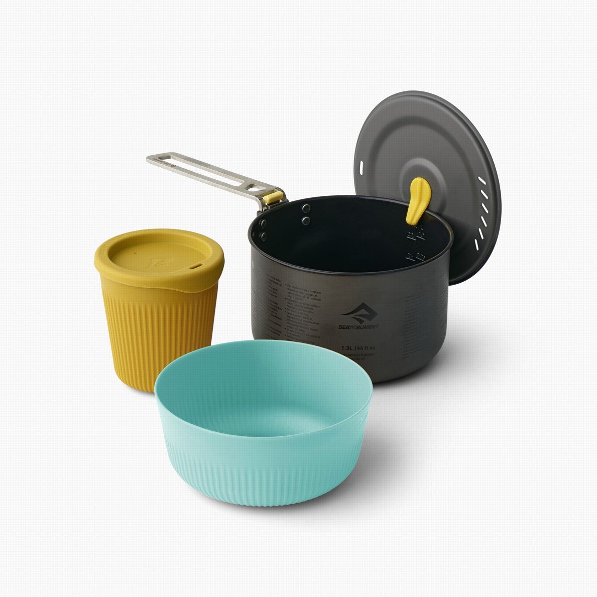 Sada nádobí Sea to Summit Frontier UL One Pot Cook Set 1P 3 Piece 1.3L Barva: modrá/žlutá