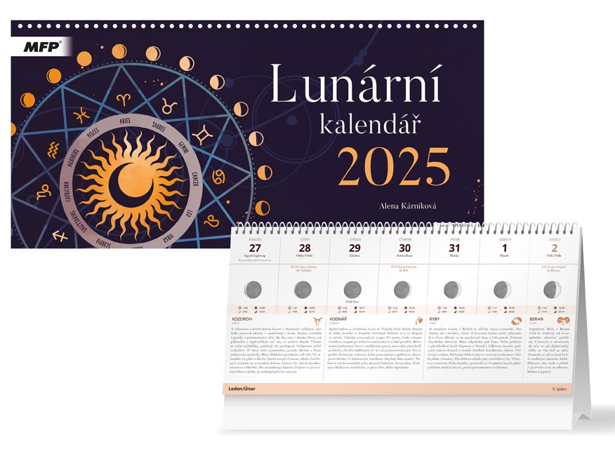 MFP 1061561 Kalendář 2025 stolní Lunární