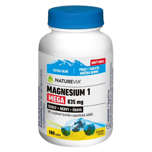 NatureVia Magnesium 1 Mega 835mg tbl.180