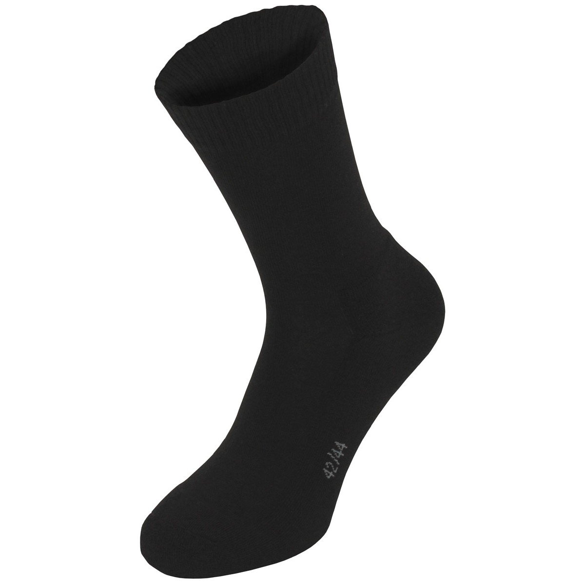 Ponožky černé Termo antibakteriální Merino vlna Black MFH® Adventure 13223A Velikost: 42-44