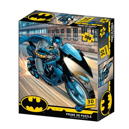 PRIME 3D Puzzle Batman: Batcycle 3D 300 dílků