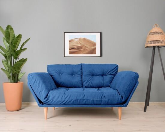 Atelier del Sofa 3-Seat Sofa-Bed Nina Daybed - Parliament Blue GR108