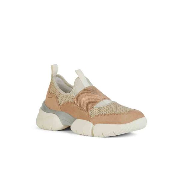 Geox ADACTER W Dámská volnočasová obuv, béžová, velikost