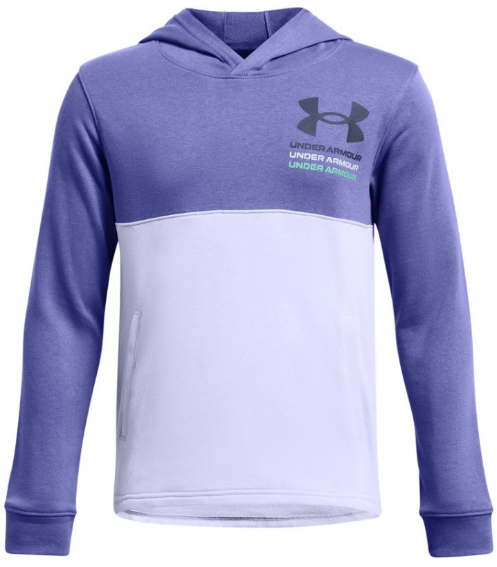 Mikina s kapucí Under Armour UA Boys Rival Terry Hoodie-PPL