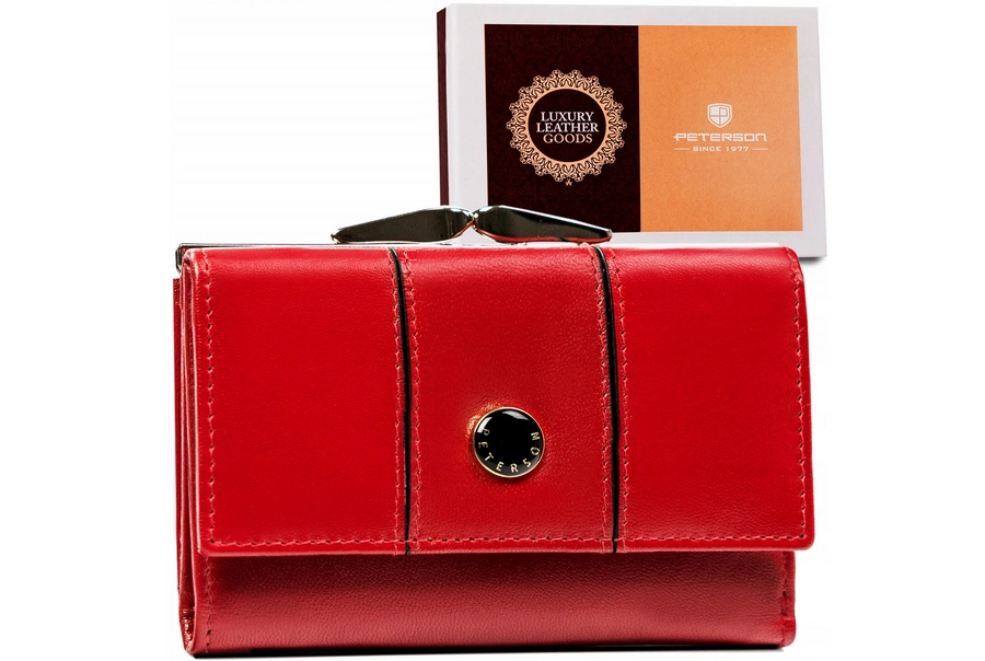 Peterson Dámská kožená peněženka Keenclaw červená One size