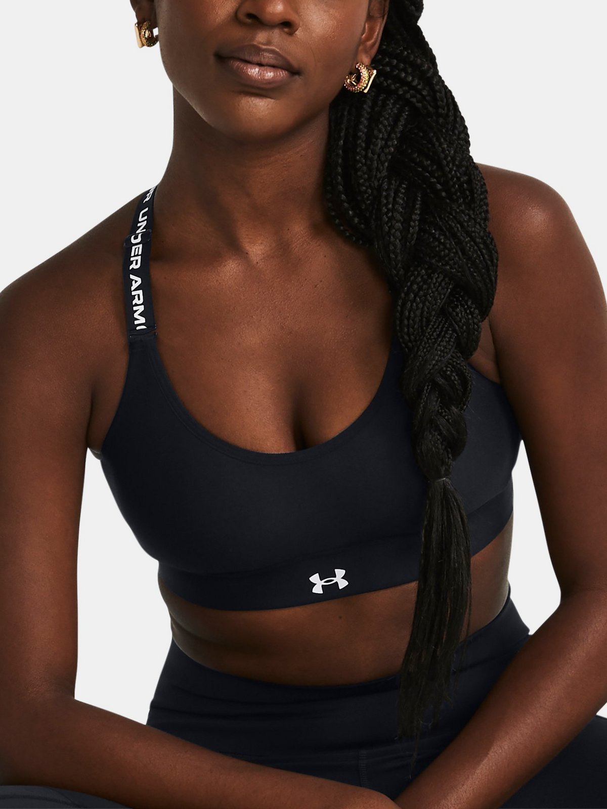 Under Armour Podprsenka UA Infinity Low 2.0 Bra-BLK - Dámské