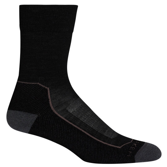 Dámské ponožky Icebreaker Women Hike+ Light Crew Velikost ponožek: S / Barva: černá