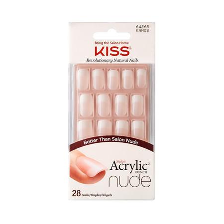 Kiss Salon Acrylic French Nude 64268 28 ks/bal.