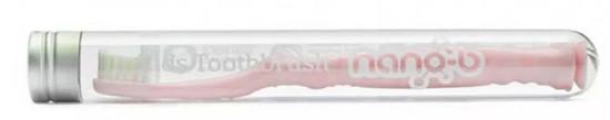 Nano-B Zubní kartáček se stříbrem dětský Růžový