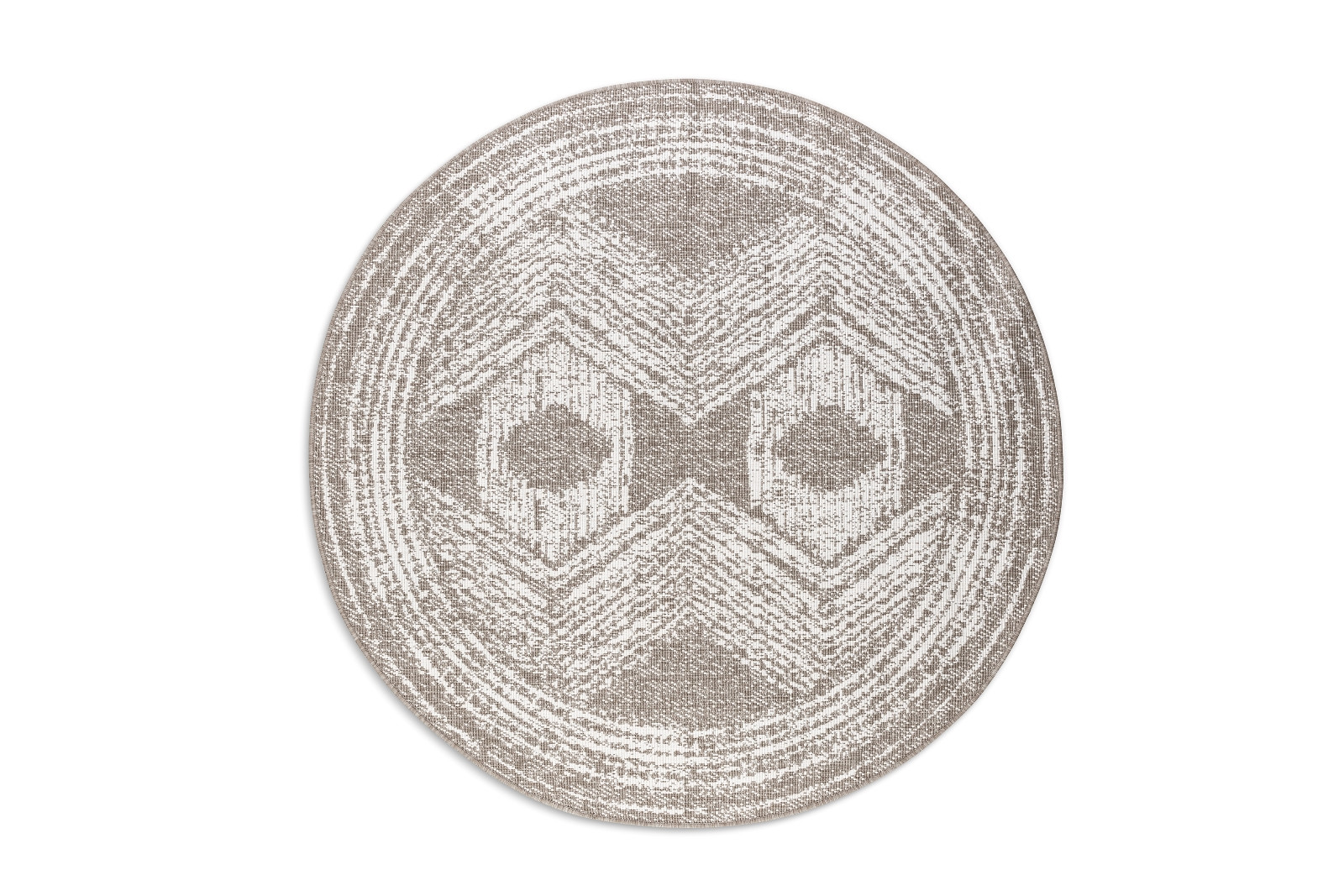 Kusový koberec Gemini 106031 Linen kruh z kolekce Elle – na ven i na doma - 100x100 (průměr) kruh cm ELLE Decoration koberce