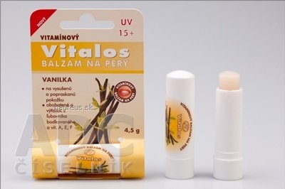 Vitalos s.r.o. VITALOS Balzám na rty vanilka SPF 15 vitamínový 1x1 ks