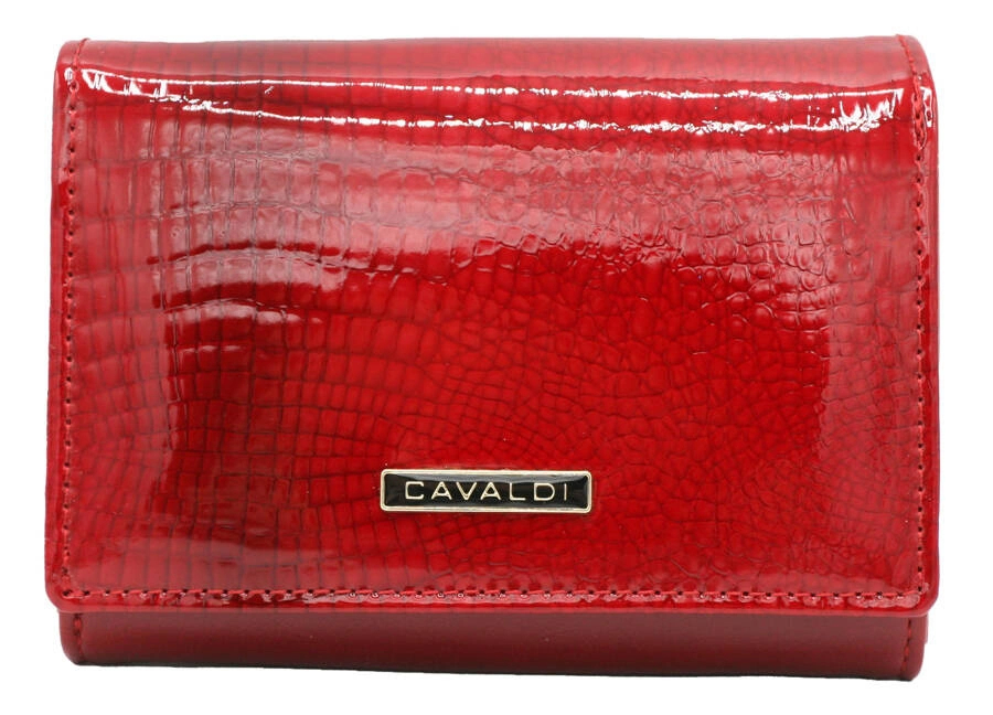 4U Cavaldi Dámská kožená peněženka Scirru červená One size