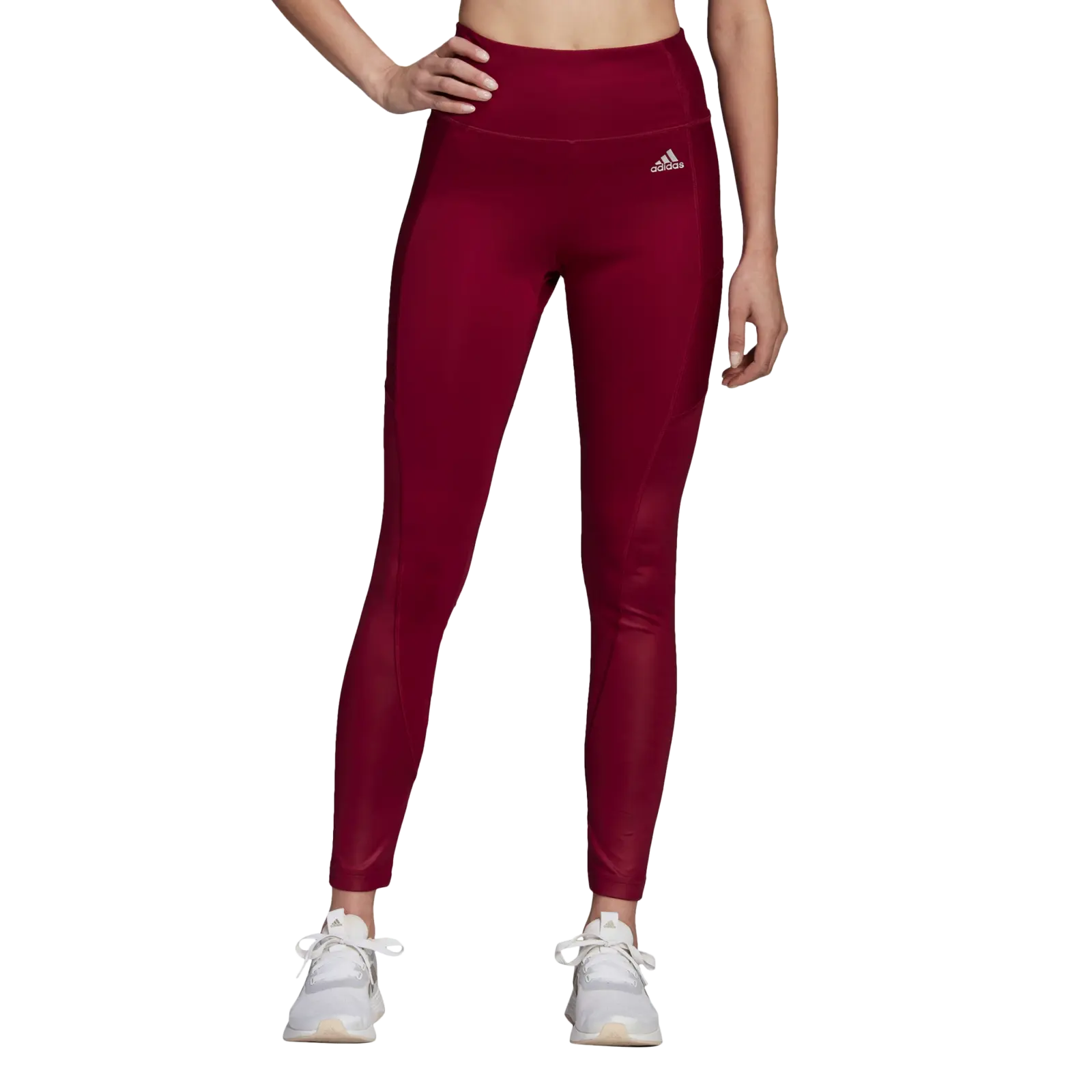 Dámské legíny adidas  x Zoe Saldana sport Tights Legacy Burgundy