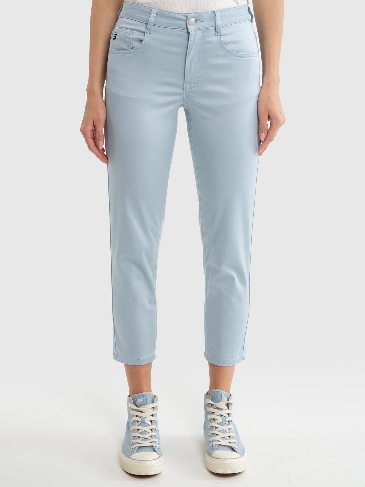 Big Star Woman's Tapered Trousers Non Denim 350011  401