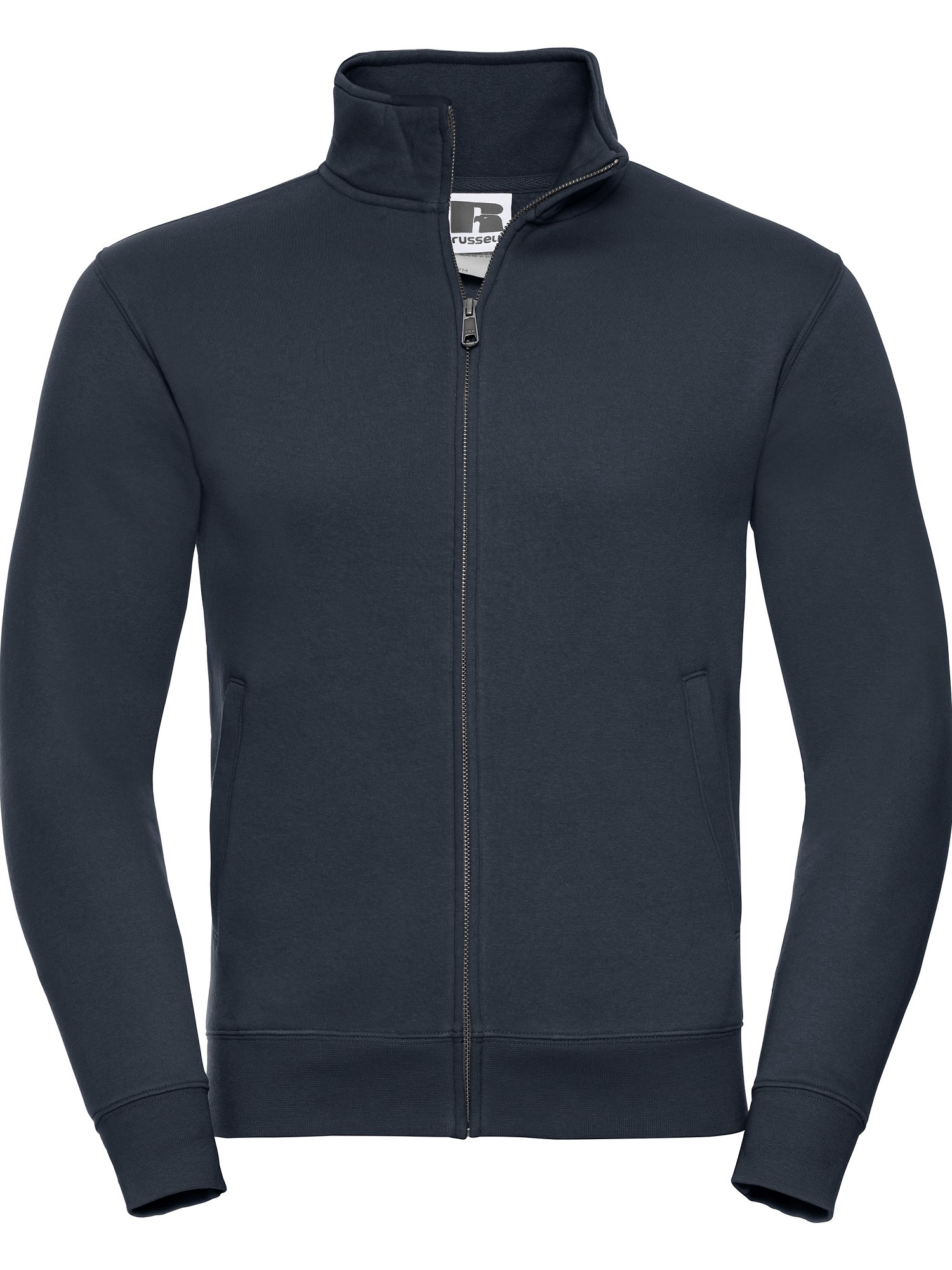 Men's Zip Up Sweatshirt - Authentic R267M 80% Plain Ring-Spun Cotton 20% Polyester (Three-Layer Fabric) 280g