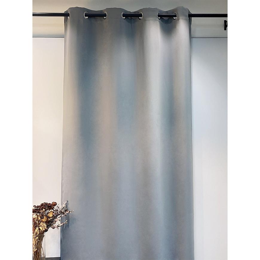 Závěsy na očka BLACK OUT 205/GSM/140X250 SZARA