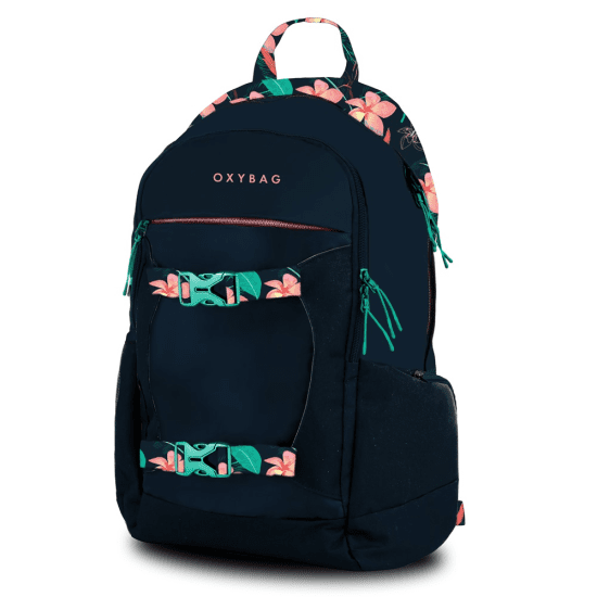 Oxybag Studentský batoh OXY Zero - Night Flowers - 9-79624