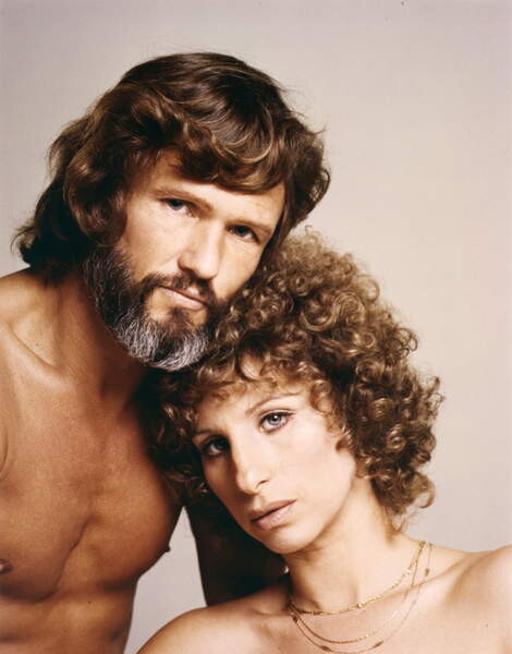 BRIDGEMAN IMAGES Umělecká fotografie Kris Kristofferson And Barbra Streisand, (30 x 40 cm)
