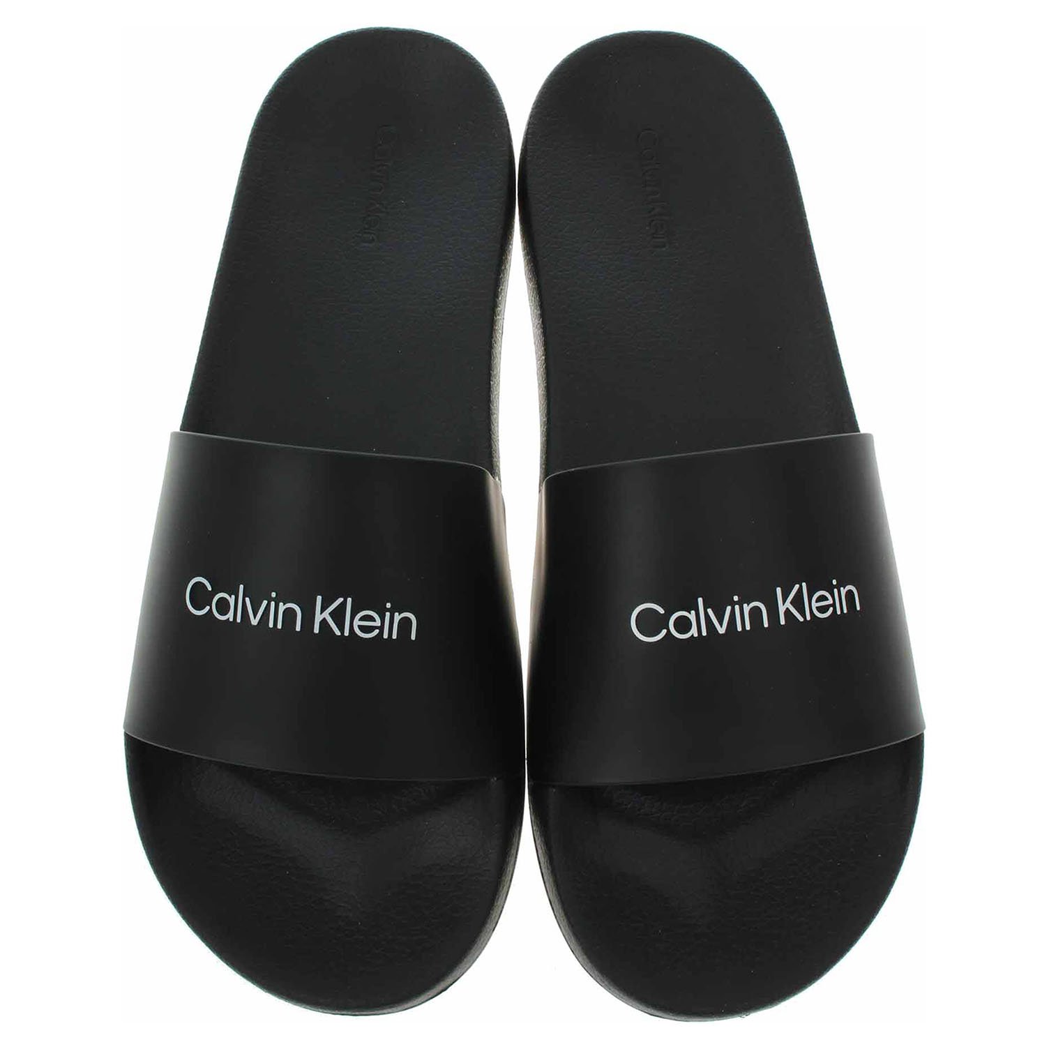 Ecco Plážové pantofle Calvin Klein HM0HM00455 BEH Ck Black 24500229