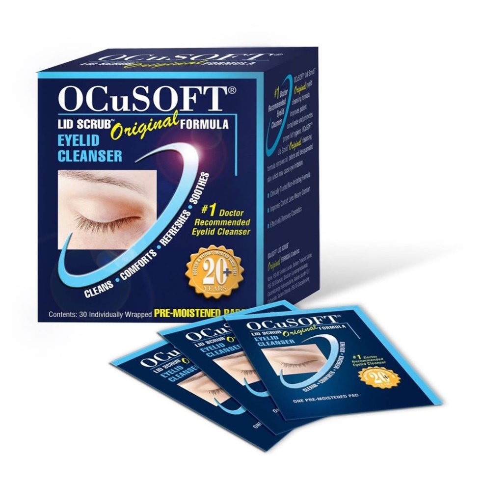 OCUSOFT Lid Scrub Pads Original 30 kusů